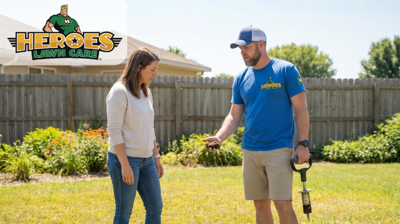 When to Aerate Lawn by Heroes Lawn Care in Roun Rock, TX