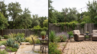 Concrete patio by Heroes Lawn Care of Cedar Park