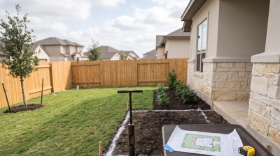 Paver patio installation by Heroes Lawn Care in Leander, TX