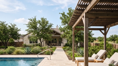 Paver patio installation by Heroes Lawn Care in Liberty Hill, TX