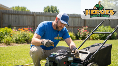 Lawn care by Heroes Lawn Care in Cedar Park, TX