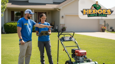 Professional Core Aeration Services by Heroes Lawn Care