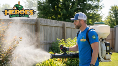 mosquito control by Heroes Lawn Care in Cedar Park, TX