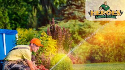 Irrigation installation in Leander, TX by Heroes Lawn Care