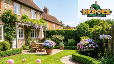 Landscaping contractor by Heroes Lawn Care in Round Rock, TX