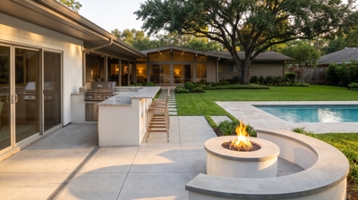 Hardscape construction by Heroes Lawn Care of Bellaire in Braeswood,  TX