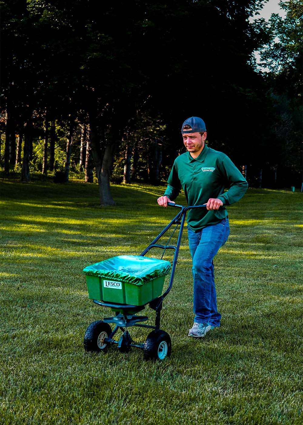 Fertilizing Grass