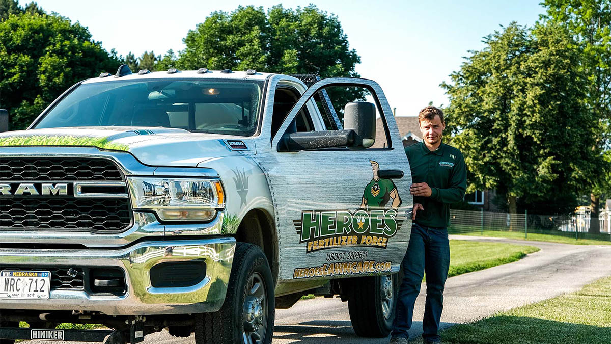 Partner with heroes lawn care