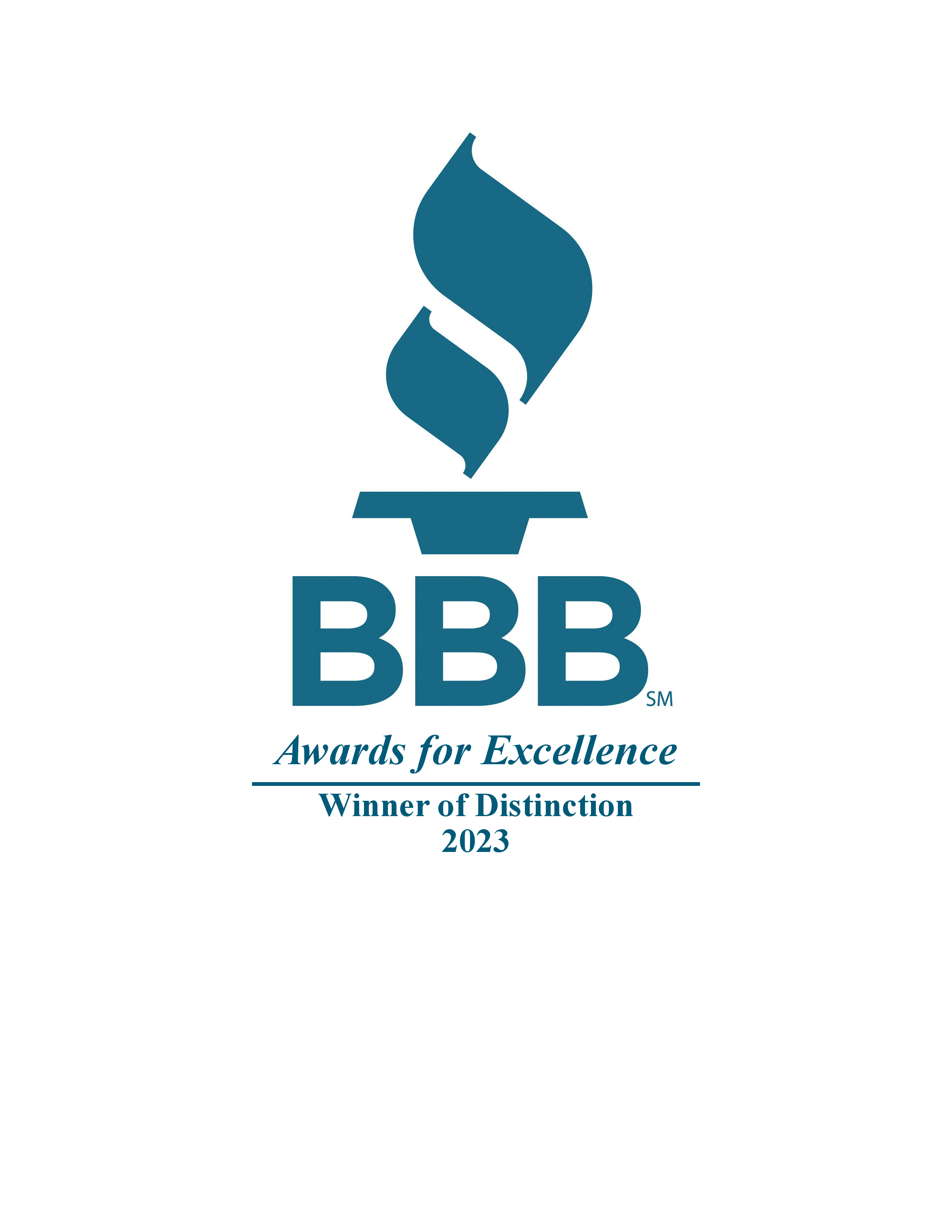 2023 BBB Winner of Distinction