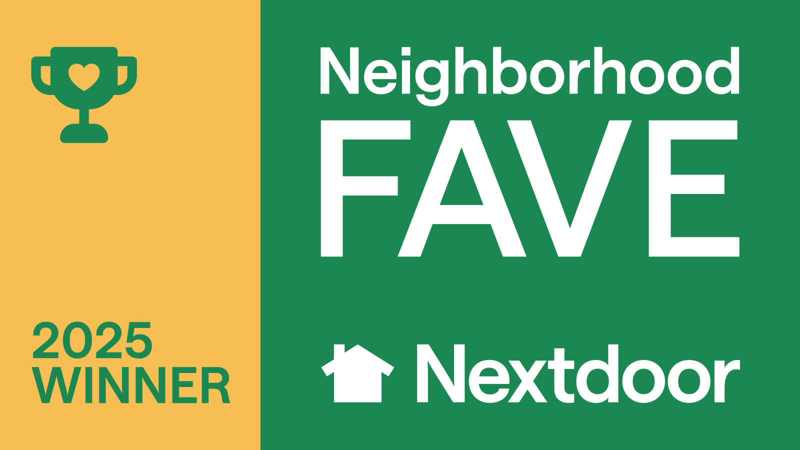Nextdoor Neighborhood Fave 2025 HLC105